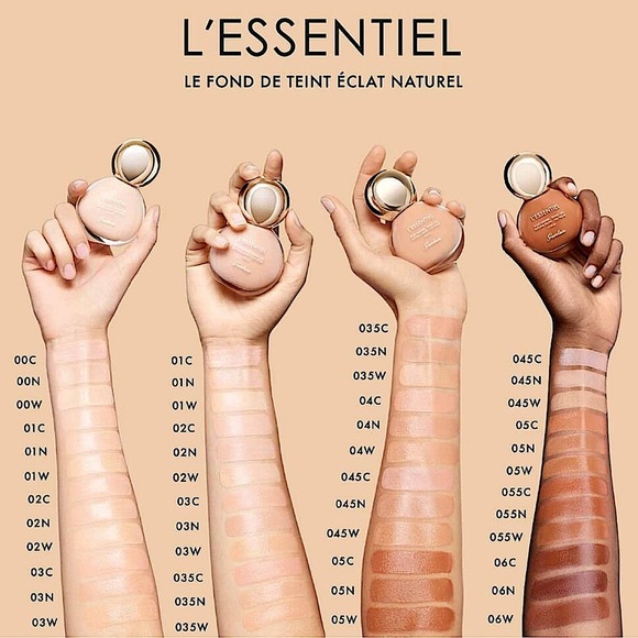 Guerlain 00C Porcelaine Rose L’Essentiel Natural Glow Foundation - Picture 3 of 3